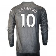 Camisetas De Futbol Baratas Manchester United Marcus Rashford 10 Segunda Equipación Manga Larga 2020..